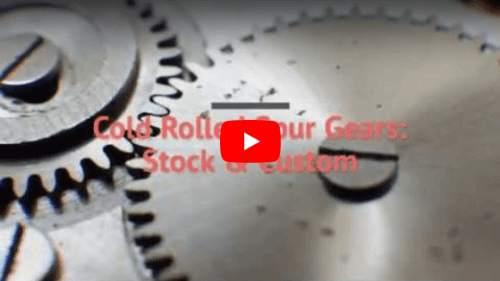 Cold Rolled Spur Gears • Custom & Standard/Stock • US Made | Grob Inc.
